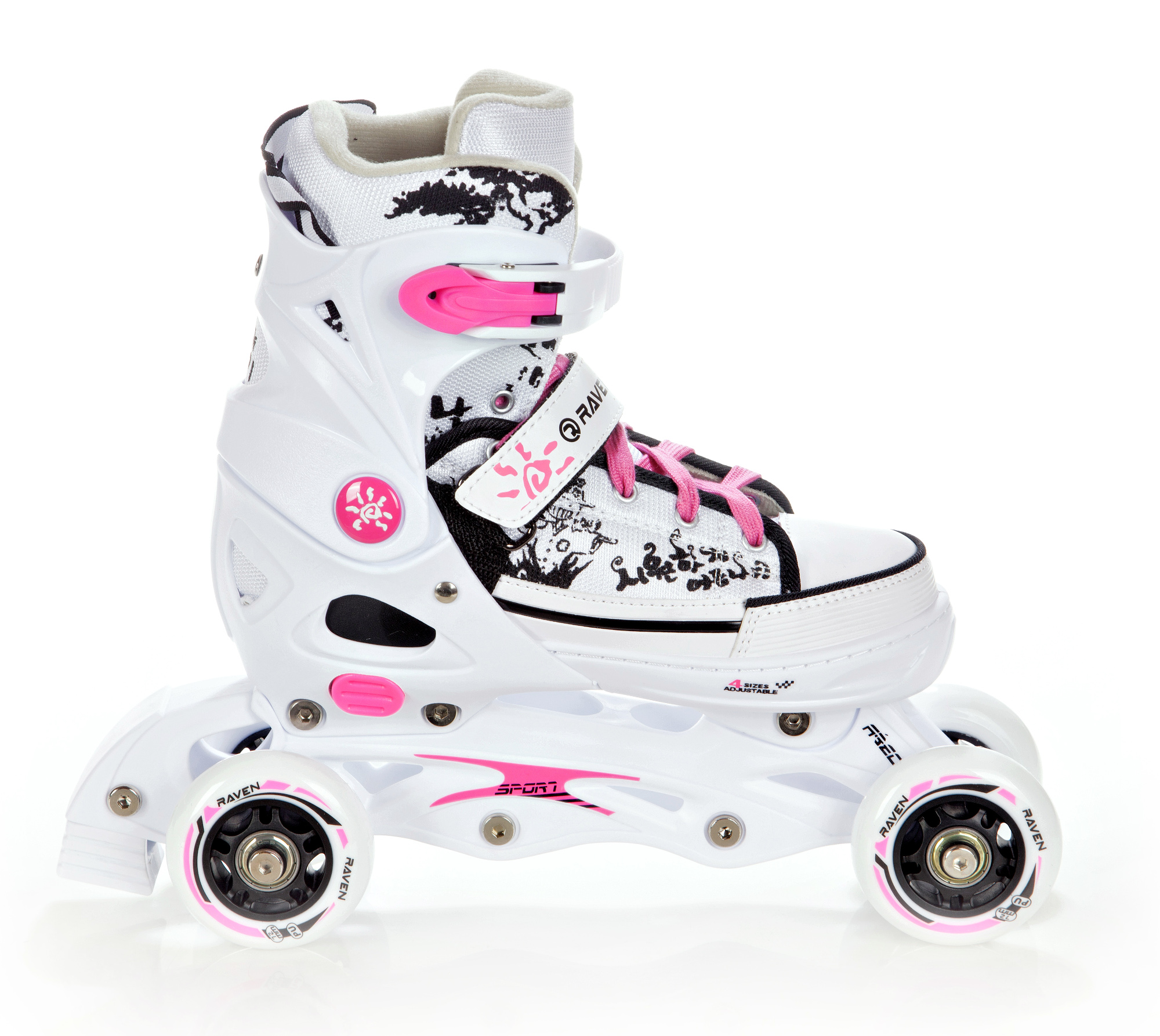 4in1 Inlineskates/Triskates/Rollschuhe/Schlittschuhe Raven Celeste - Neu! | eBay